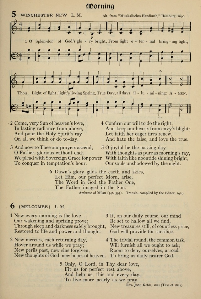 The Hymnal: published in 1895 and revised in 1911 by authority of the General Assembly of the Presbyterian Church in the United States of America page 5