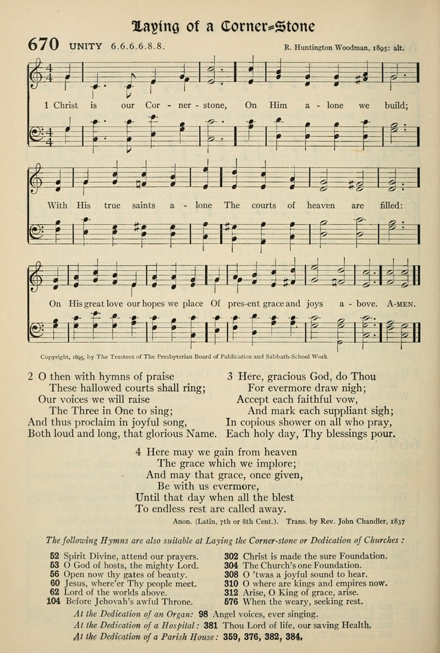 The Hymnal: published in 1895 and revised in 1911 by authority of the General Assembly of the Presbyterian Church in the United States of America page 546