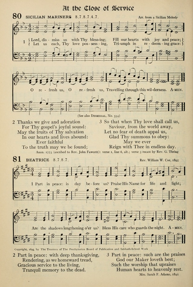 The Hymnal: published in 1895 and revised in 1911 by authority of the General Assembly of the Presbyterian Church in the United States of America page 66