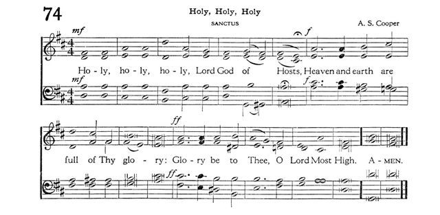 The Hymnal page SA74