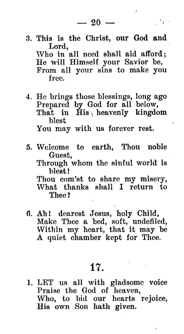 Hymnal and Prayer Book: compiled by the Lutheran Church Board for Army and  Navy of the Ev. Lutheran Synod of Missouri, Ohio, and other states, and of the joint Ev. Lutheran Synod of...(3rd. ed.) page 14