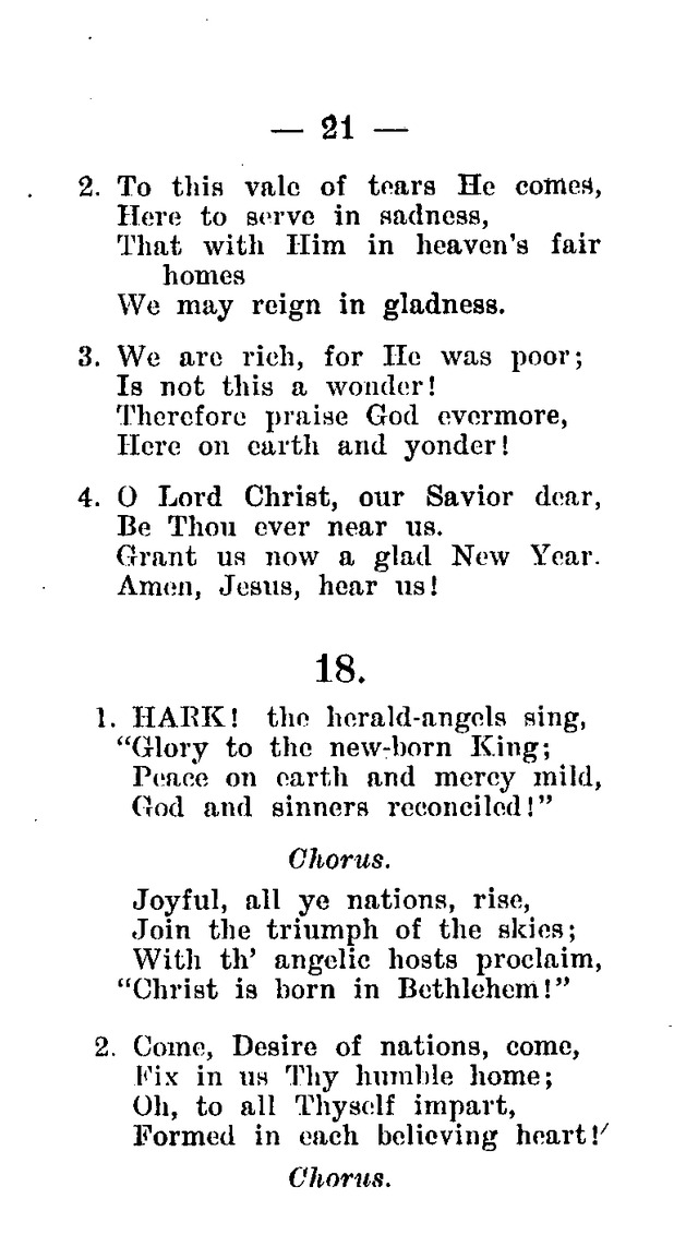Hymnal and Prayer Book: compiled by the Lutheran Church Board for Army and  Navy of the Ev. Lutheran Synod of Missouri, Ohio, and other states, and of the joint Ev. Lutheran Synod of...(3rd. ed.) page 15