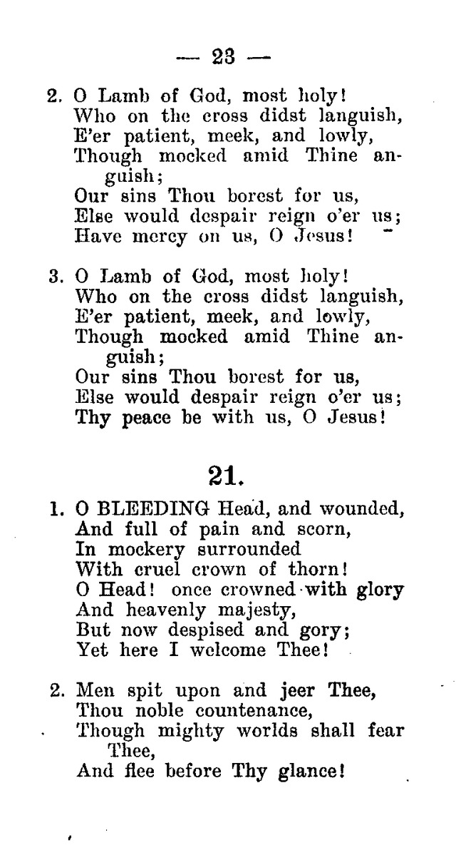 Hymnal and Prayer Book: compiled by the Lutheran Church Board for Army and  Navy of the Ev. Lutheran Synod of Missouri, Ohio, and other states, and of the joint Ev. Lutheran Synod of...(3rd. ed.) page 17