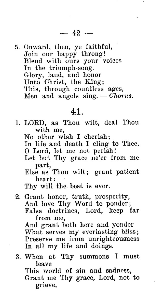 Hymnal and Prayer Book: compiled by the Lutheran Church Board for Army and  Navy of the Ev. Lutheran Synod of Missouri, Ohio, and other states, and of the joint Ev. Lutheran Synod of...(3rd. ed.) page 36