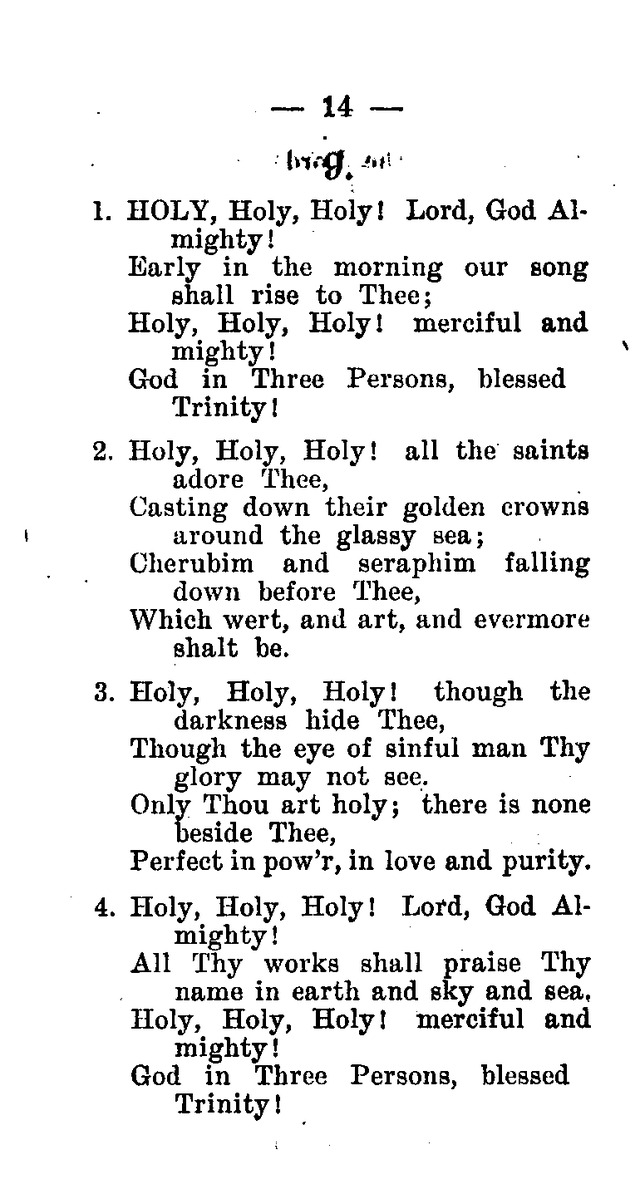Hymnal and Prayer Book: compiled by the Lutheran Church Board for Army and  Navy of the Ev. Lutheran Synod of Missouri, Ohio, and other states, and of the joint Ev. Lutheran Synod of...(3rd. ed.) page 8