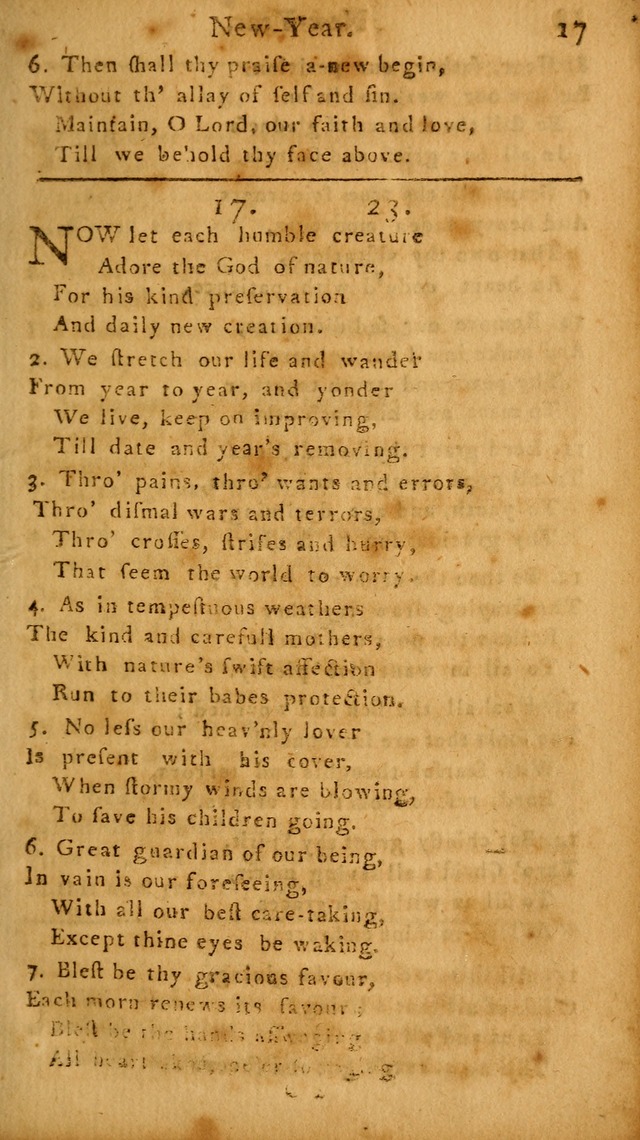A Hymn and Prayer-Book: for the use of such Lutheran churches as Use the English language page 17