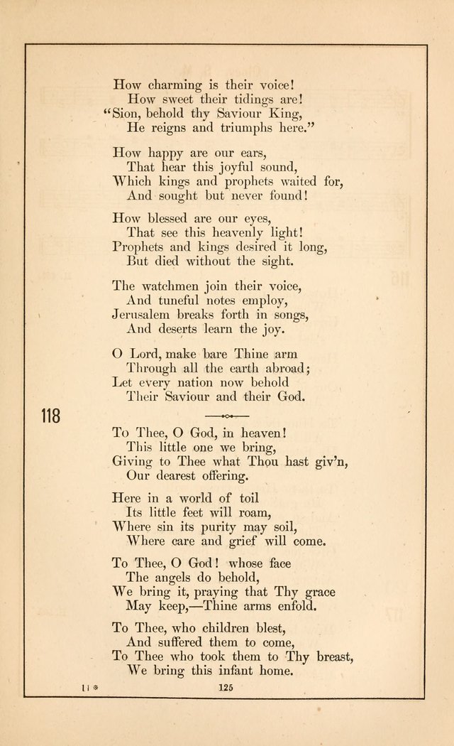 Hymnal of the Presbyterian Church page 123