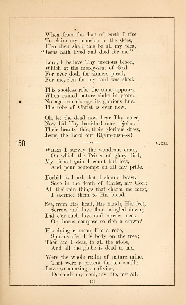 Hymnal of the Presbyterian Church page 151