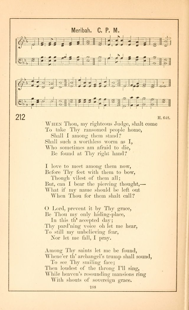Hymnal of the Presbyterian Church page 186