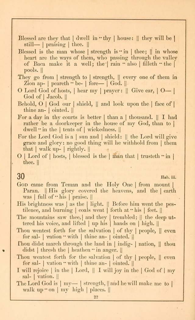 Hymnal of the Presbyterian Church page 20