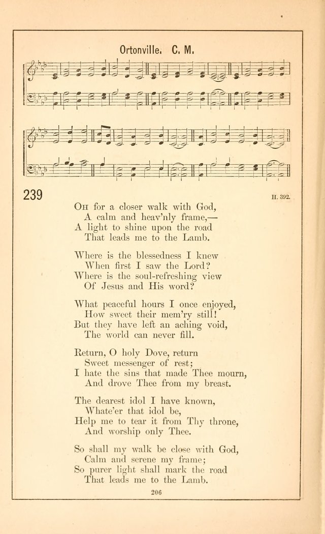 Hymnal of the Presbyterian Church page 204