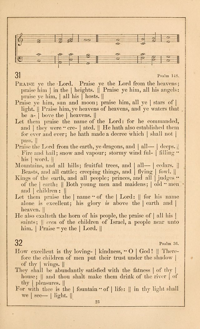 Hymnal of the Presbyterian Church page 21