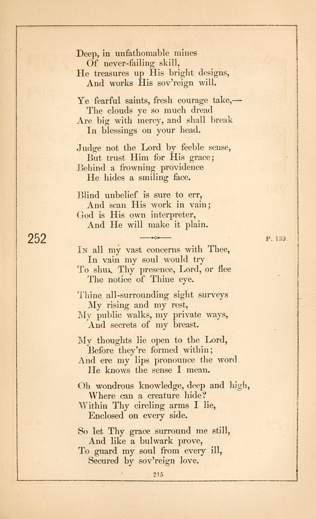 Hymnal of the Presbyterian Church page 213