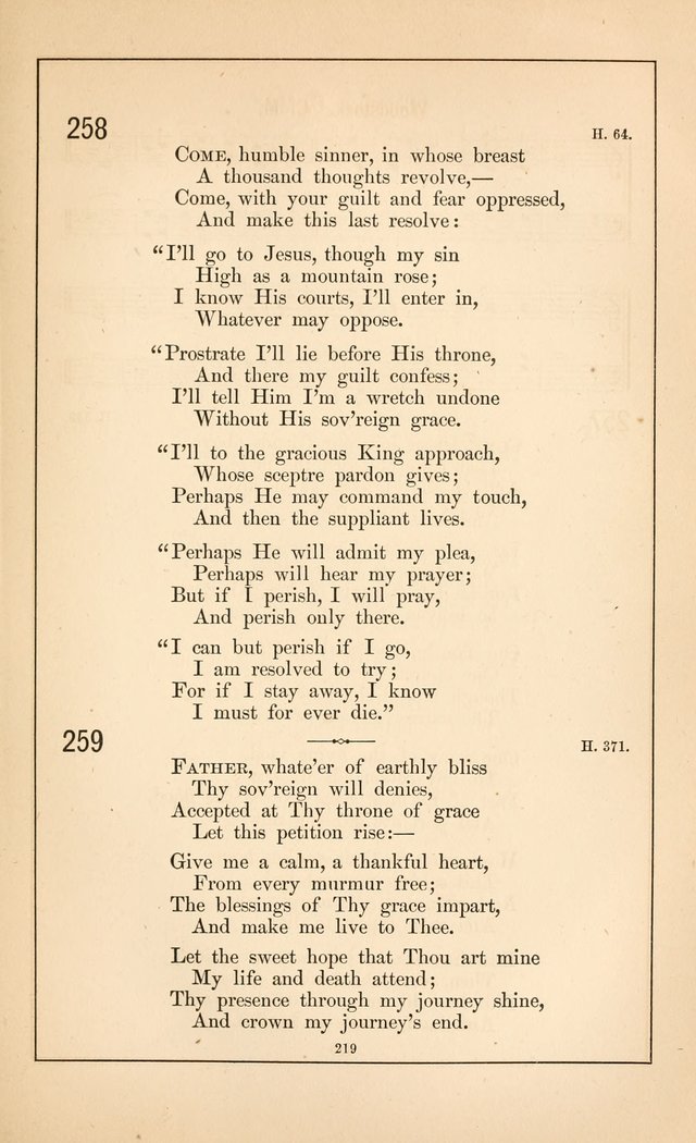 Hymnal of the Presbyterian Church page 217