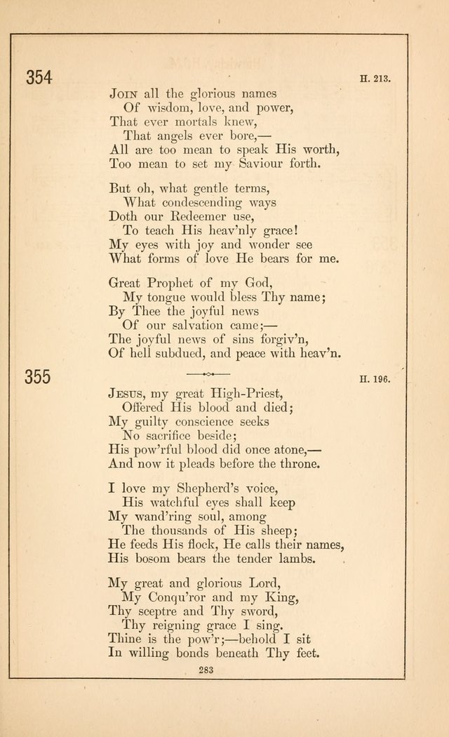 Hymnal of the Presbyterian Church page 281