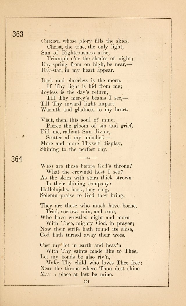 Hymnal of the Presbyterian Church page 289