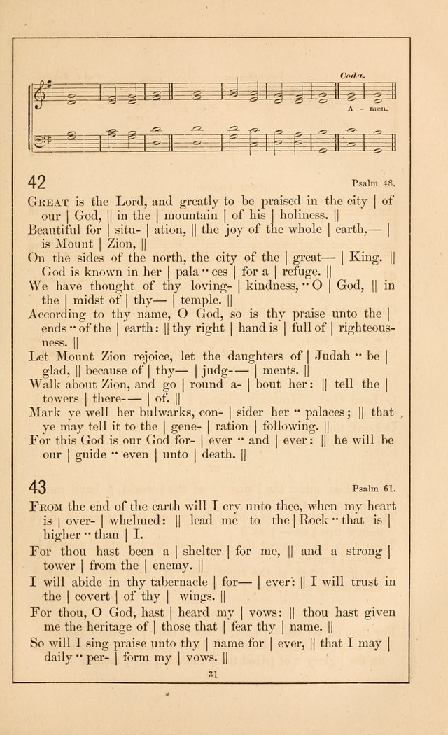 Hymnal of the Presbyterian Church page 29