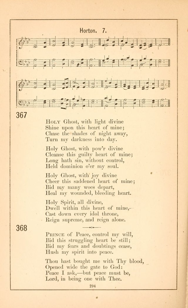 Hymnal of the Presbyterian Church page 292