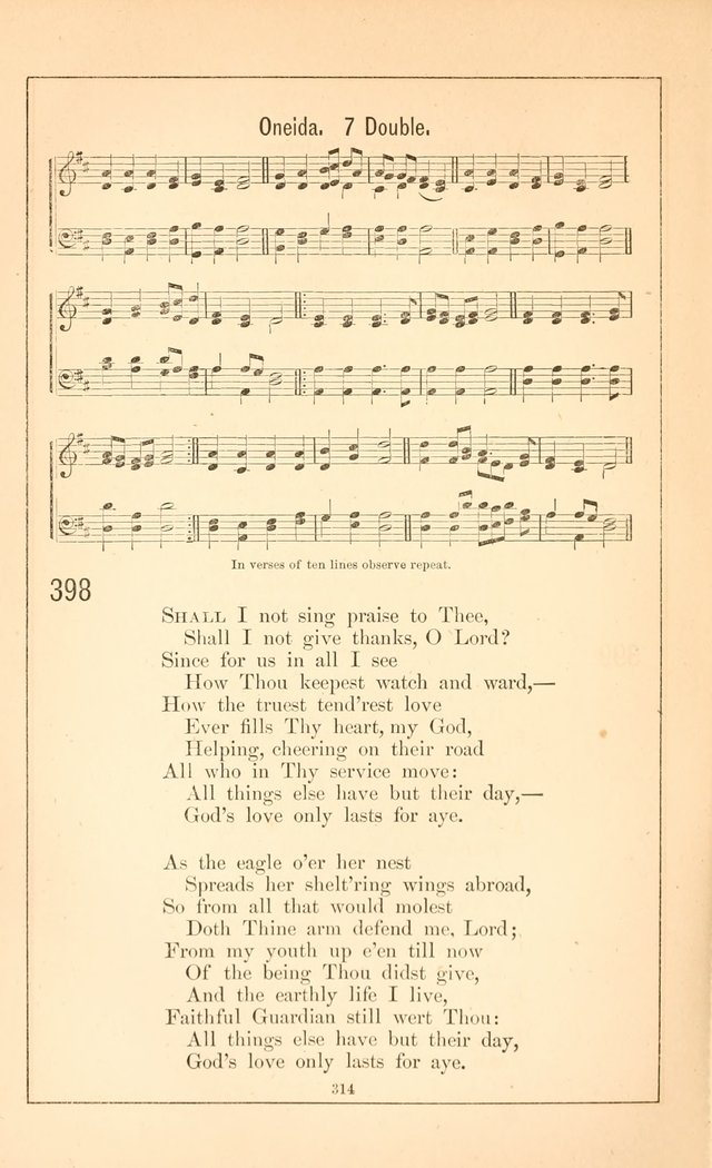 Hymnal of the Presbyterian Church page 312