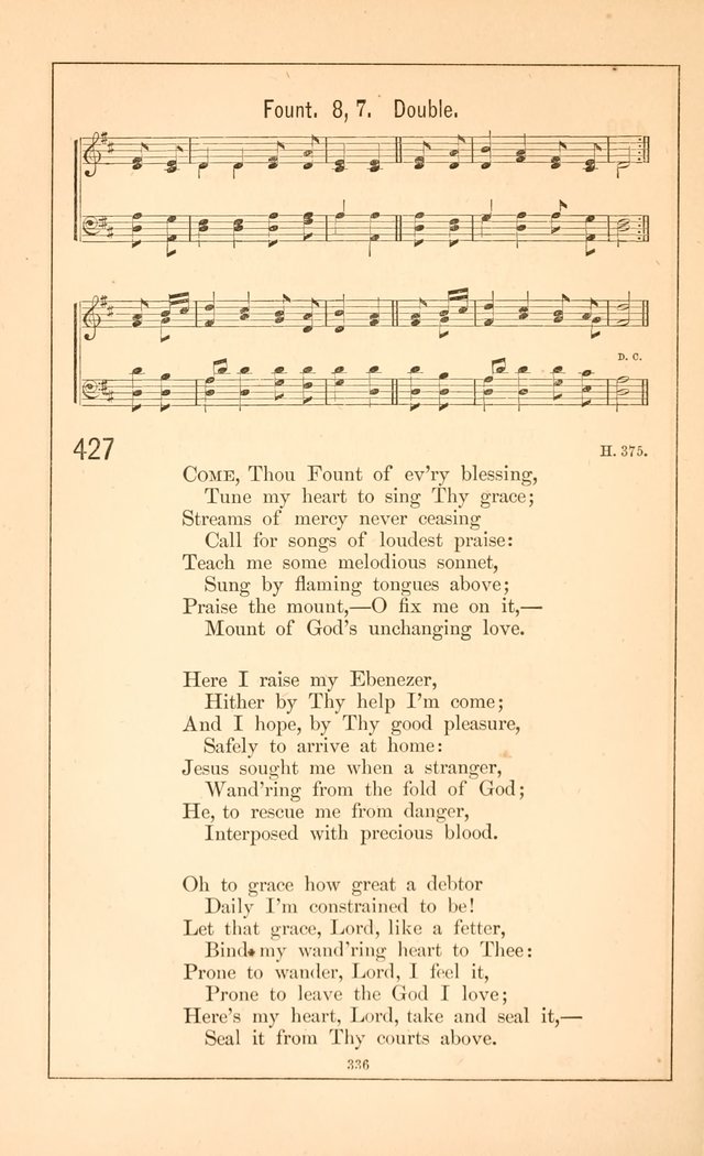 Hymnal of the Presbyterian Church page 334