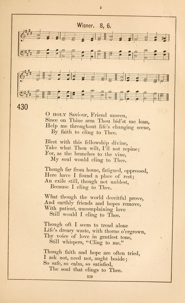 Hymnal of the Presbyterian Church page 337
