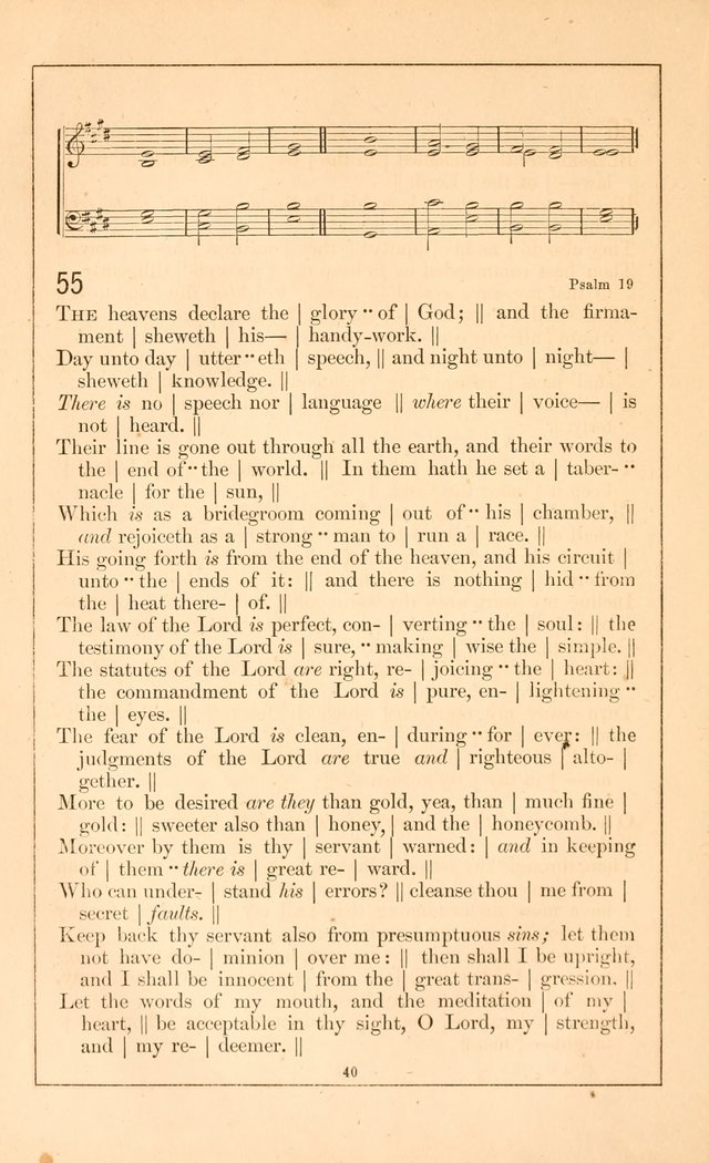 Hymnal of the Presbyterian Church page 38