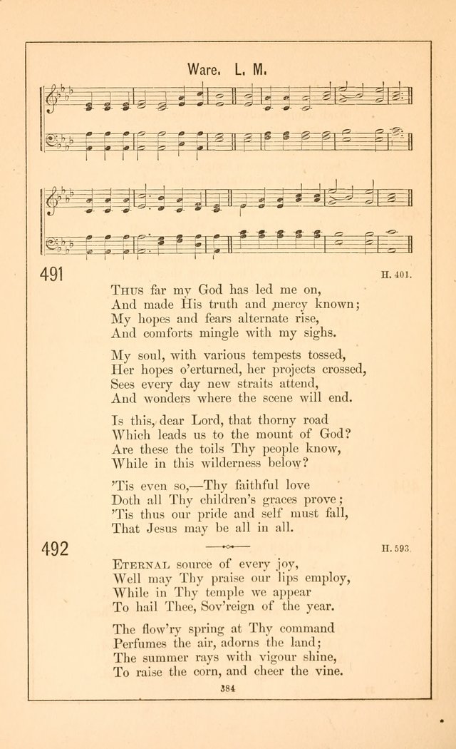 Hymnal of the Presbyterian Church page 382
