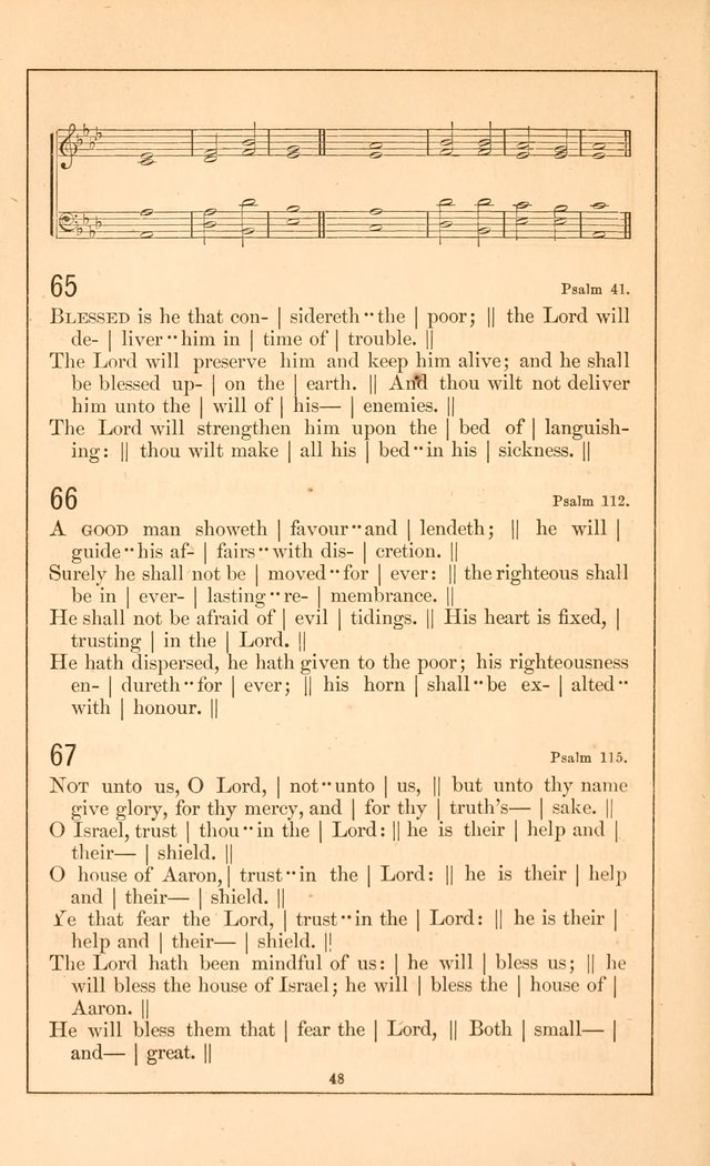 Hymnal of the Presbyterian Church page 46