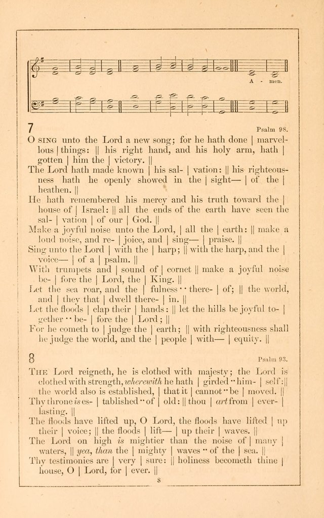 Hymnal of the Presbyterian Church page 6