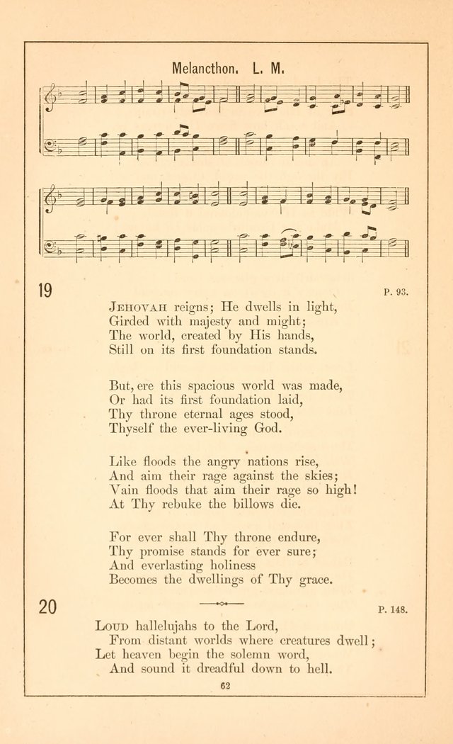 Hymnal of the Presbyterian Church page 60