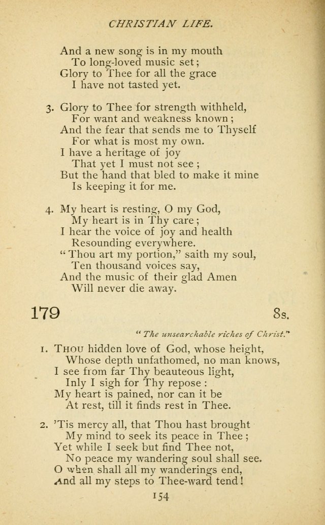 Hymnal of the Presbyterian Church in Canada page 154