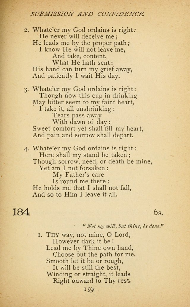 Hymnal of the Presbyterian Church in Canada page 159