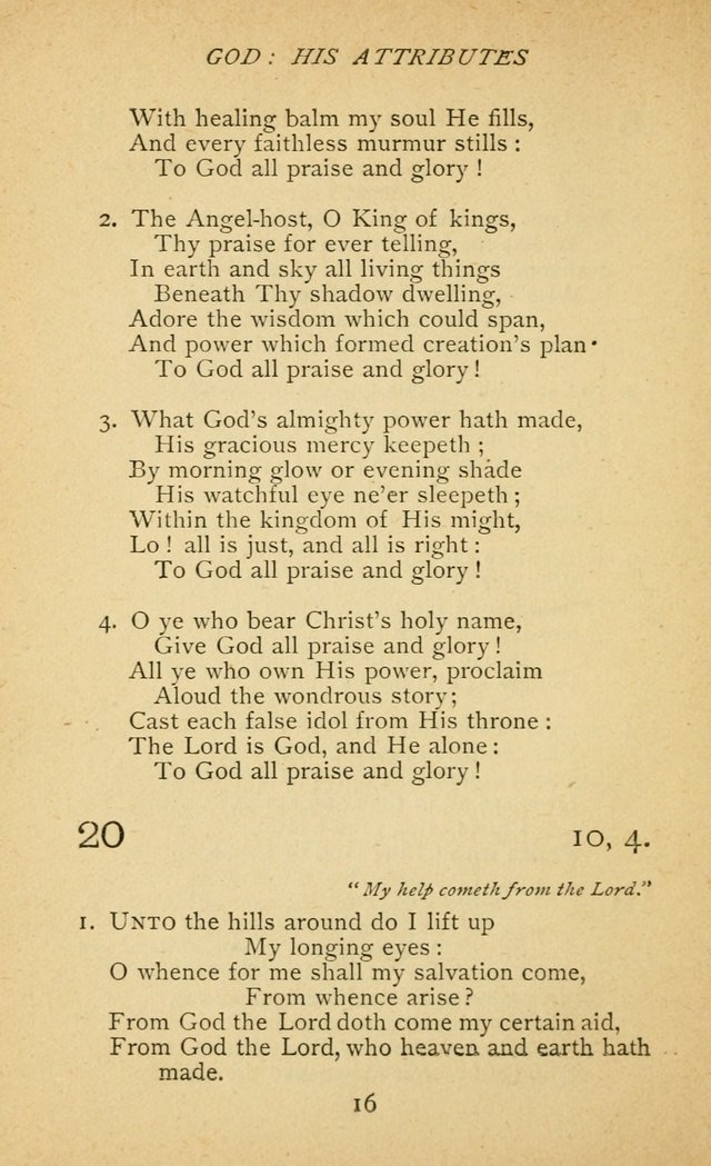 Hymnal of the Presbyterian Church in Canada page 16