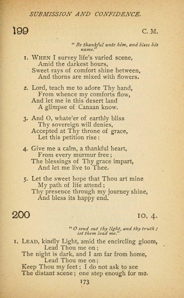 Hymnal of the Presbyterian Church in Canada page 173