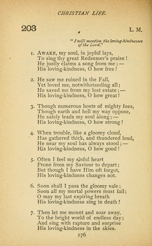 Hymnal of the Presbyterian Church in Canada page 176