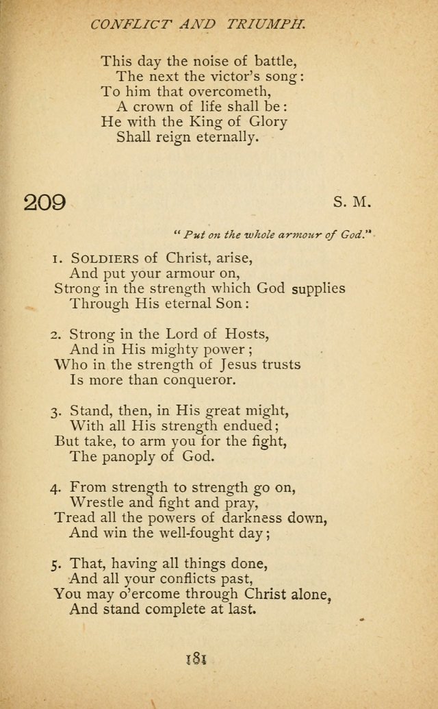Hymnal of the Presbyterian Church in Canada page 181
