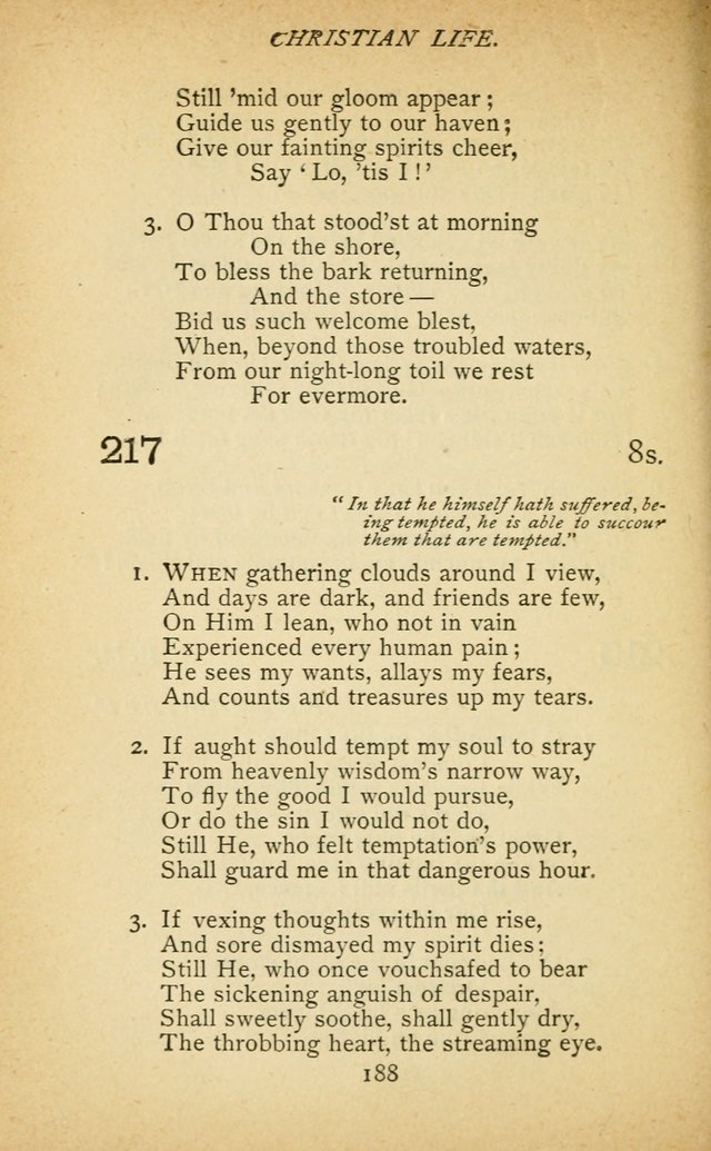 Hymnal of the Presbyterian Church in Canada page 188