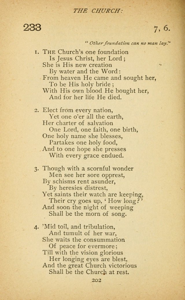 Hymnal of the Presbyterian Church in Canada page 202
