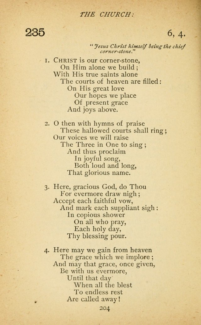 Hymnal of the Presbyterian Church in Canada page 204