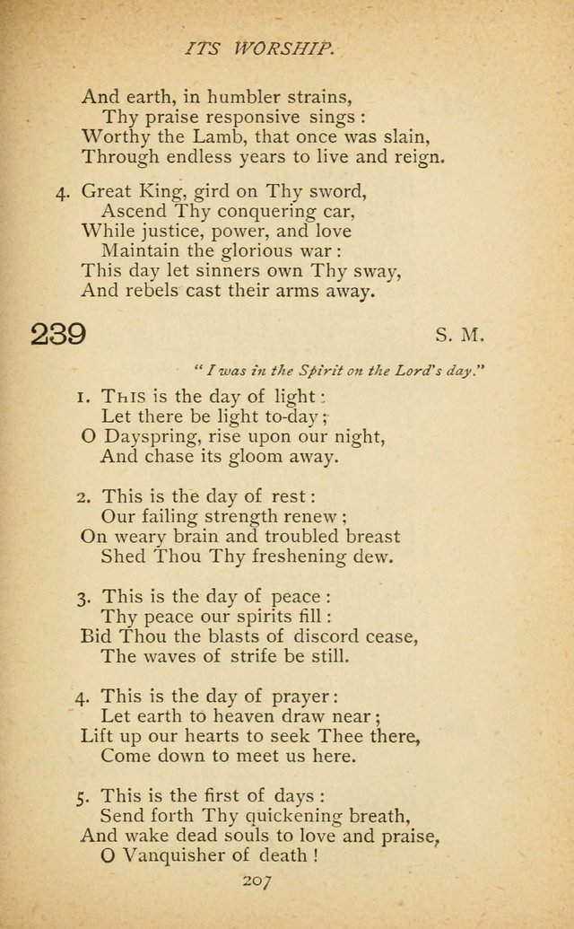 Hymnal of the Presbyterian Church in Canada page 207