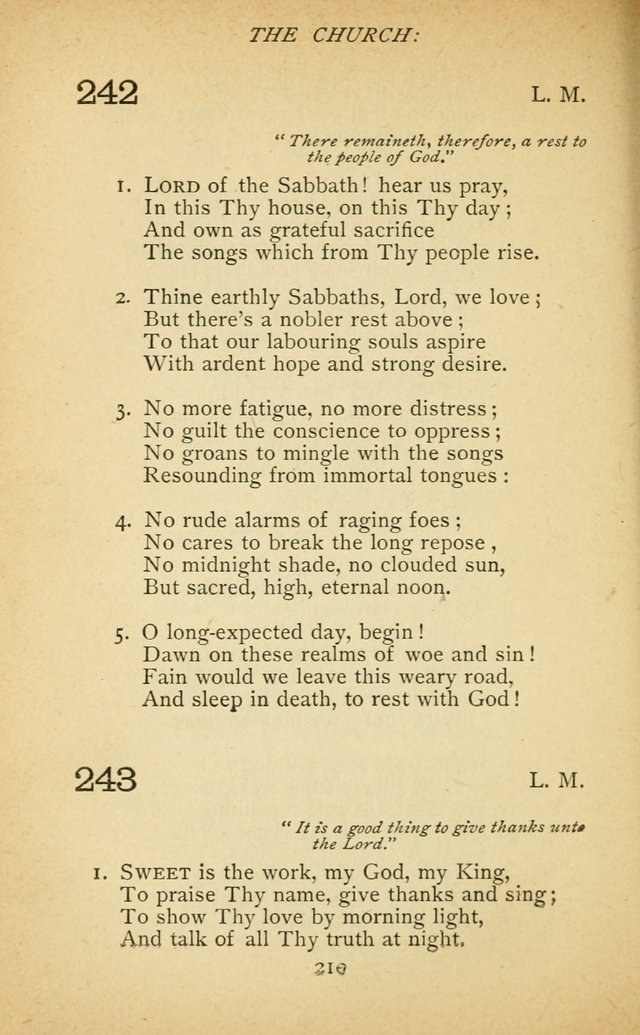 Hymnal of the Presbyterian Church in Canada page 210