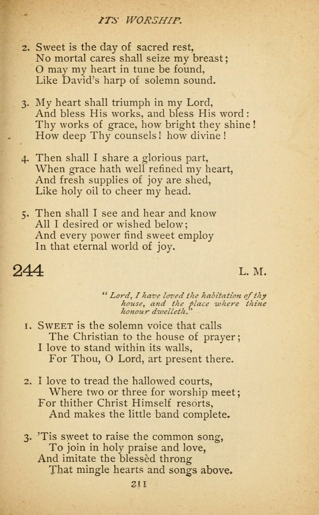 Hymnal of the Presbyterian Church in Canada page 211