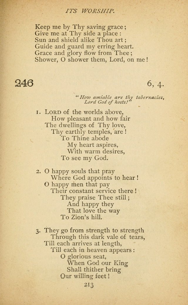 Hymnal of the Presbyterian Church in Canada page 213