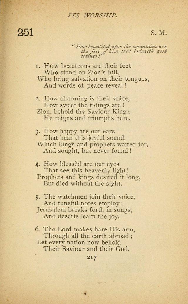 Hymnal of the Presbyterian Church in Canada page 217