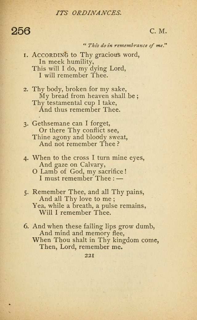 Hymnal of the Presbyterian Church in Canada page 221