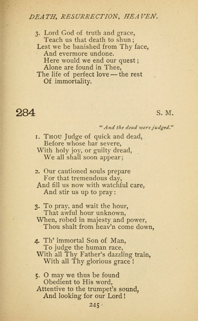 Hymnal of the Presbyterian Church in Canada page 245