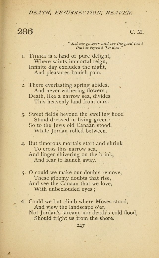 Hymnal of the Presbyterian Church in Canada page 247