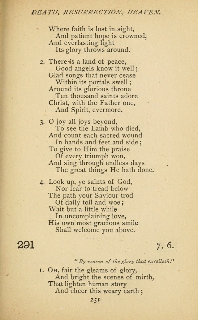 Hymnal of the Presbyterian Church in Canada page 251