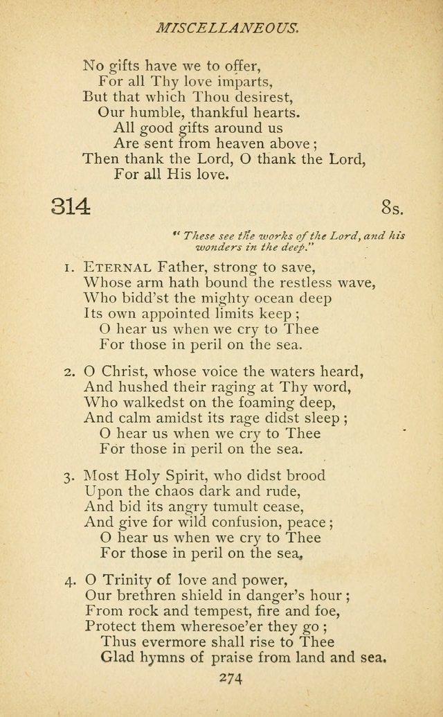 Hymnal of the Presbyterian Church in Canada page 274