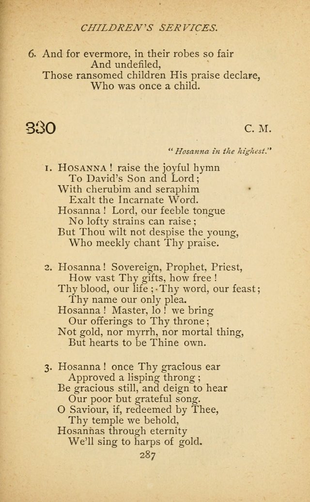 Hymnal of the Presbyterian Church in Canada page 287